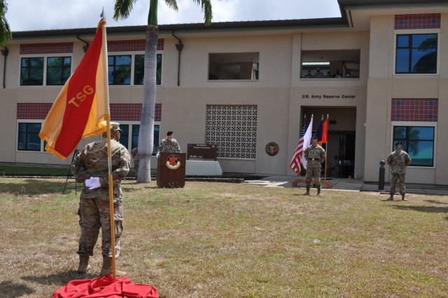 Honolulu, Hawaii – The 9th Mission Support Command’s Theater Support Group welcomed its sixth brigade commander during a Change of Command Ceremony June 6, 2020 at the Daniel K. Inouye Complex at Fort Shafter Flats, Hawaii.
...