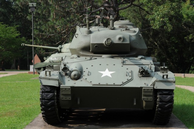 The M24, Chaffee light tank is named after Gen. Adna R. Chaffee who pioneered the use of tanks in the Army.