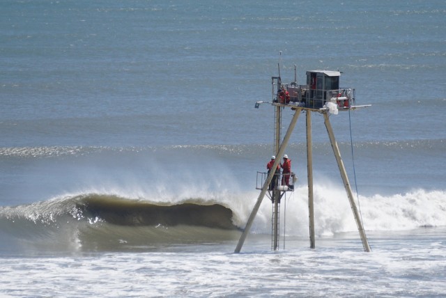 Data is collected using the Coastal Research Amphibious Buggy at the U.S. Army Engineer Research and Development Center’s Field Research Facility (FRF) in Duck, N.C. The FRF’s civil works mission includes the Coastal Ocean Data System and...