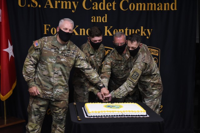 Fort Knox celebrates 245th Army Birthday with broadcast cake cutting ceremony