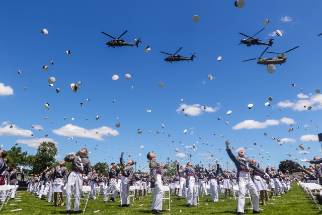 The U.S. Military Academy at West Point held its graduation and commissioning ceremony for the Class of 2020 on The Plain in West Point, N.Y., June 13, 2020. This year, 1,113 cadets graduated. In attendance were commencement speaker President Donald J. Trump, Secretary of the Army Ryan D. McCarthy and Chief of Staff of the Army Gen. James C. McConville. 