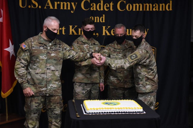 Fort Knox celebrates 245th Army Birthday with broadcast cake cutting ceremony