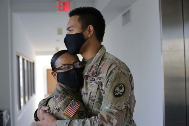 COVID-19: Guam National Guard mother, son in this together