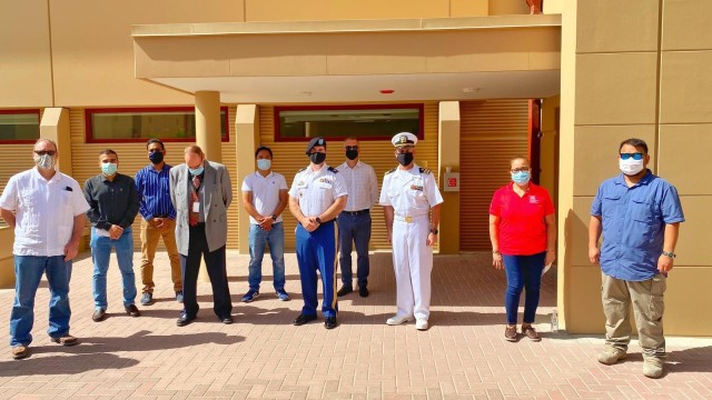 Naval Support Activity Bahrain along with personnel from the U.S. Army Corps of Engineers and the Bureau of Navy Medicine held a ribbon cutting ceremony for a new medical and dental clinic on NSAB. The new 56,000 square foot facility, will substantially increase medical capacities and capabilities for sailors and their families stationed in Bahrain. Construction was overseen by the U.S. Army Corps of Engineers and completed in December of 2019.