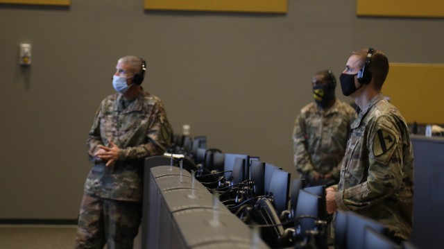 For the past two weeks, Troopers assigned to the 1st Cavalry Division Headquarters have participated in a command post exercise, labeled CPX .5, here, which also included a deliberate water crossing in Poland.