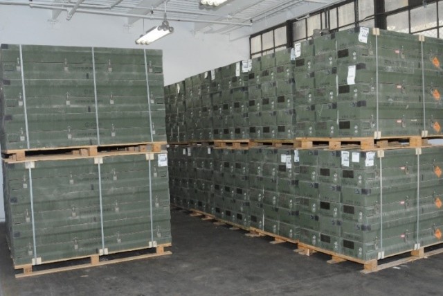 Munitions storage at Anniston Munitions Center (ANMC), a Joint Munitions Command installation, and part of ANMC’s digital storage footprint