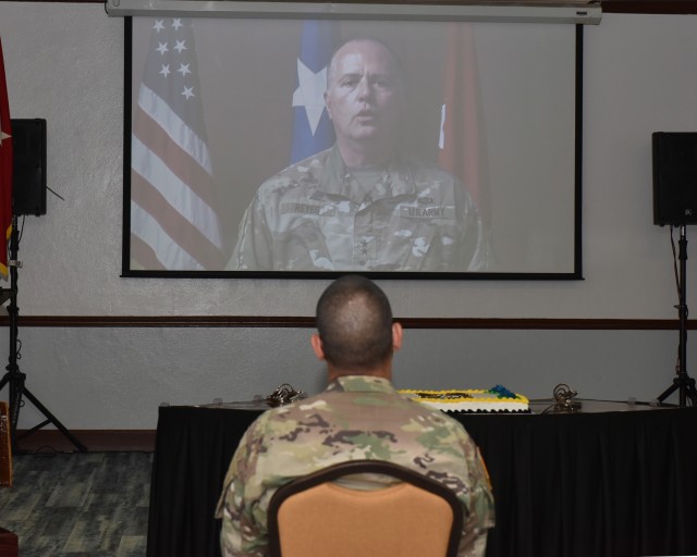 The US Army Garrison Fort Buchanan commemorated the 245th United States Army Birthday in a virtual event held at the installation’s Community Club and Conference Center June 12, 2020.
The virtual event, streamed live on Facebook, was hosted by Garrison Commander Col. Joseph B. Corcoran III.  The Adjutant General of the Puerto Rico National Guard, Maj. Gen. José J. Reyes provided a video message.
