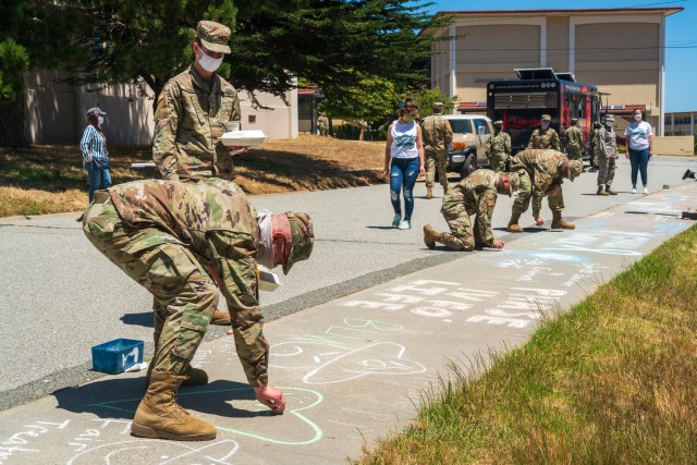 Presidio of Monterey, Chalk Walk