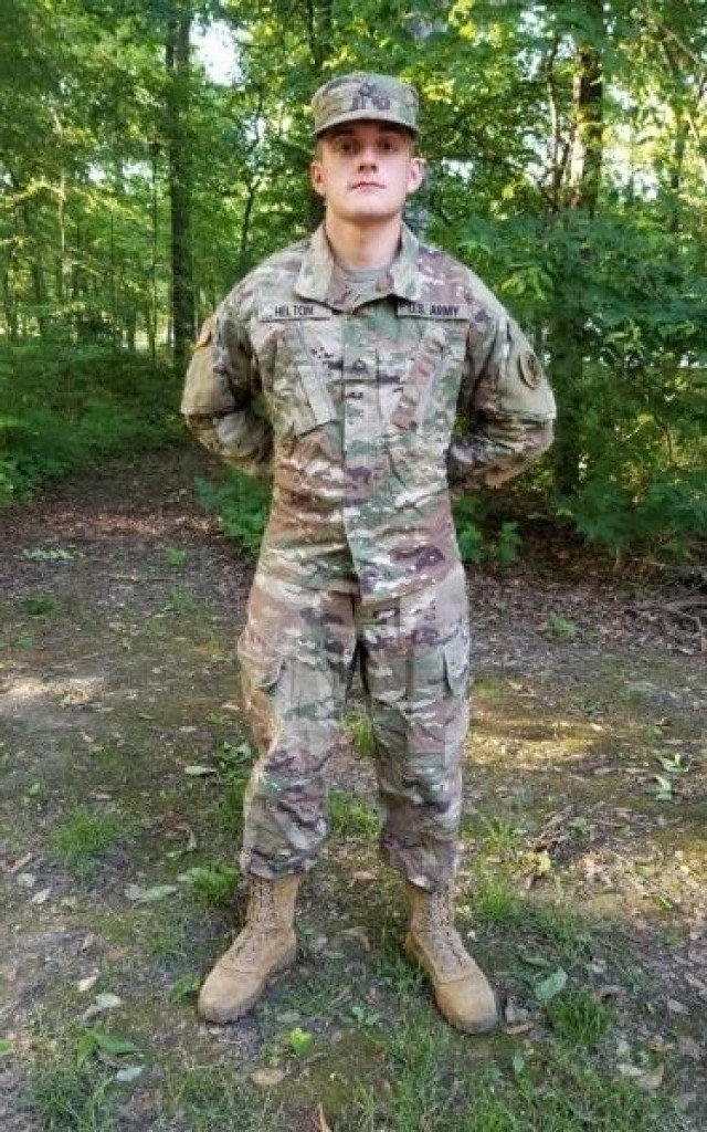 Cadet Jackson Helton is achieving his academic and military goals with the help of a Minuteman Scholarship. (U.S. Army photo courtesy of Cadet Jackson Helton)