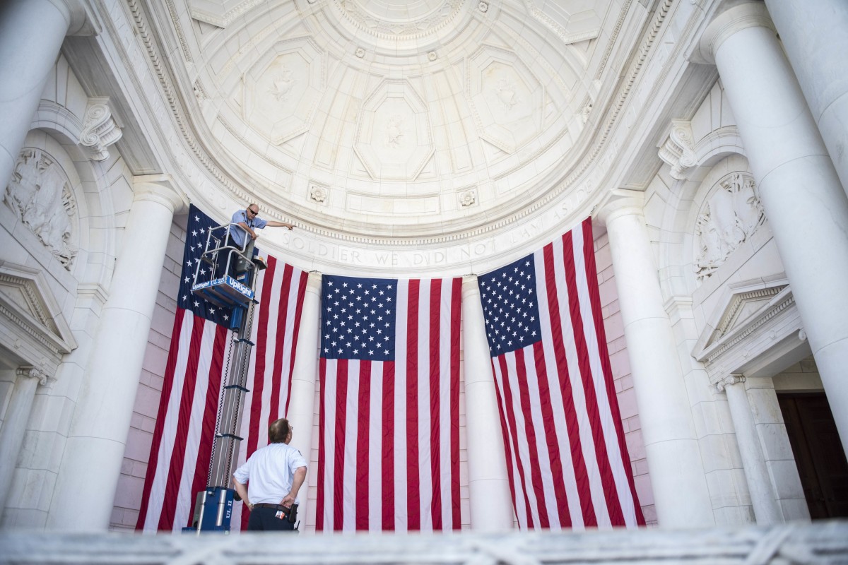 Proper Display Of Us Flag With Other Flags Goimages Inc