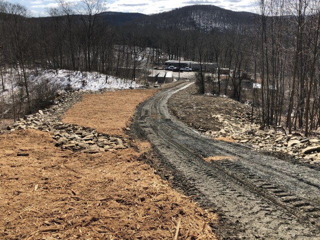 The construction of a new cellphone tower and access road between the U.S. Military Academy’s Camp Buckner and Camp Natural Bridge along Route 293 was the result of a multi-year collaborative effort among West Point, the Army Corps of Engineers and Verizon Wireless to improve cell reception in the area.