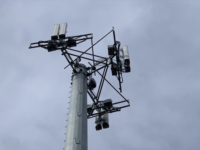 The construction of a new cellphone tower and access road between the U.S. Military Academy’s Camp Buckner and Camp Natural Bridge along Route 293 was the result of a multi-year collaborative effort among West Point, the Army Corps of Engineers and Verizon Wireless to improve cell reception in the area.