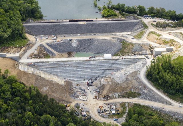 Berm construction completes last repair phase for dam rehabilitation ...