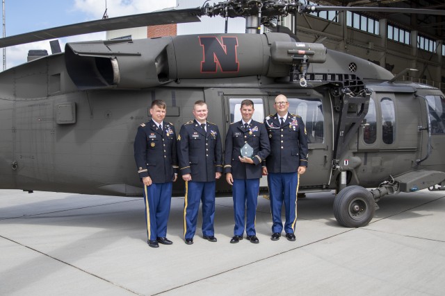 Nebraska Army Guard aviation crew honored for flood rescues