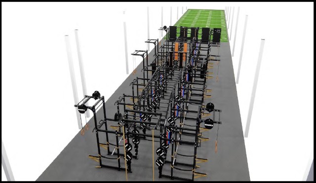 Above is a rendered image depicting what U.S. Special Operations Command-Central’s new human performance outdoor facility at MacDill Air Force Base, Tampa, Fla., will look like when additional fitness equipment is added. The facility is 247...