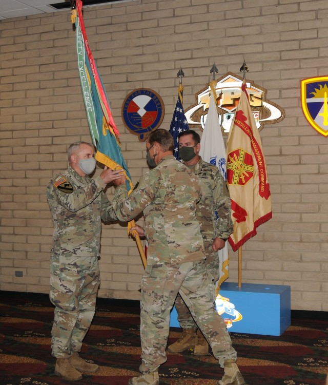 Col. Ben Patrick McFall III assumes command of U.S. Army Yuma Proving Ground from outgoing commander Col. Ross Poppenberger in a virtual ceremony on July 8, 2020. The modest ceremony was held virtually as a COVID-19 mitigation measure, with hundreds watching a live stream on YPG’s Facebook page as fewer than 50 looked on in person. Maj. Gen. Joel K. Tyler, Commanding General of the Army Test and Evaluation Command, officiated remotely from Aberdeen, Md.
McFall assumes command as the proving ground’s position at the forefront of Army modernization efforts have garnered national attention.