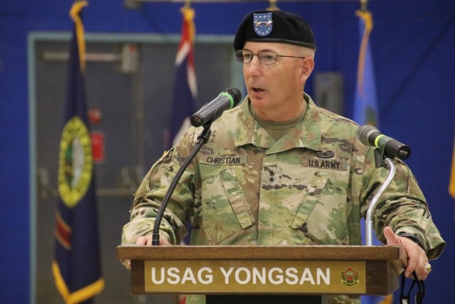USAG Yongsan-Casey hosts virtual Change of Command