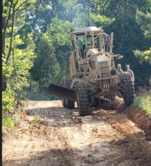 19th Engineers pave way to opposing forces village training site