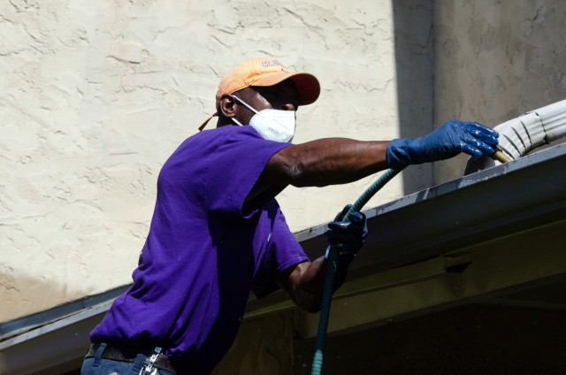 On July 10, 2020, Greg, a Fort Jackson Housing Office maintenance employee, cleans a gutter system in the Peirce Terrance 7 housing area.  Greg has worked for the Fort Jackson Housing Office for a little over a year.  Prior to his employment with...