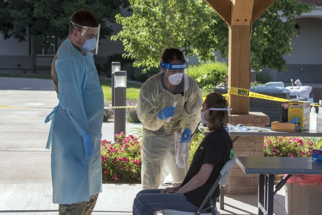 Colorado Guard tests for COVID-19 at corrections facilities
