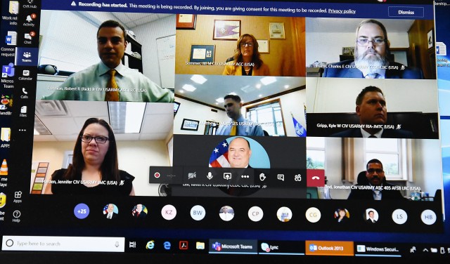 Shown is a computer screenshot from the virtual four-hour ceremony for the yearlong Journey to Leadership Program Tier II class 2019/2020, July 16. Twenty-five students graduated. All students were either at home or at work to attend the ceremony...