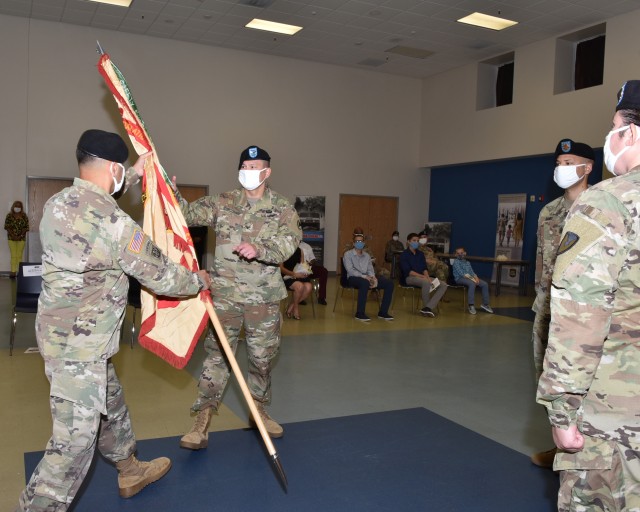 U.S. Army Garrison Fort Buchanan welcomed its 10th Command Sergeant Major during a virtual and live streamed, Change of Responsibility Ceremony held at the Maj. Gen. Félix A. Santoni Reserve Center in Fort Buchanan, July 14, 2020. Outgoing...