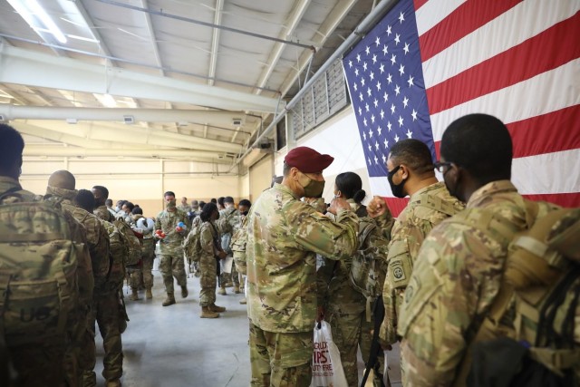 223rd Field Feeding Company returns home from deployment