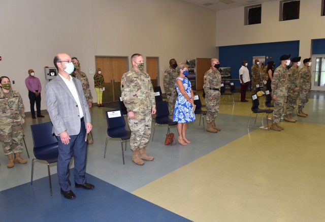 U.S. Army Garrison Fort Buchanan welcomed its 10th Command Sergeant Major during a virtual and live streamed, Change of Responsibility Ceremony held at the Maj. Gen. Félix A. Santoni Reserve Center in Fort Buchanan, July 14, 2020. Command...