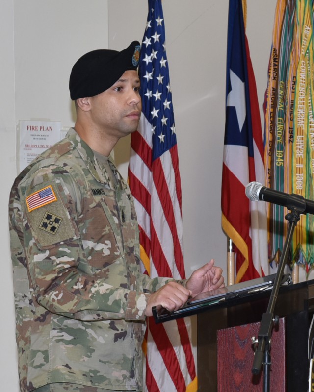 U.S. Army Garrison Fort Buchanan welcomed its 10th Command Sergeant Major during a virtual and live streamed, Change of Responsibility Ceremony held at the Maj. Gen. Félix A. Santoni Reserve Center in Fort Buchanan, July 14, 2020. New Fort...