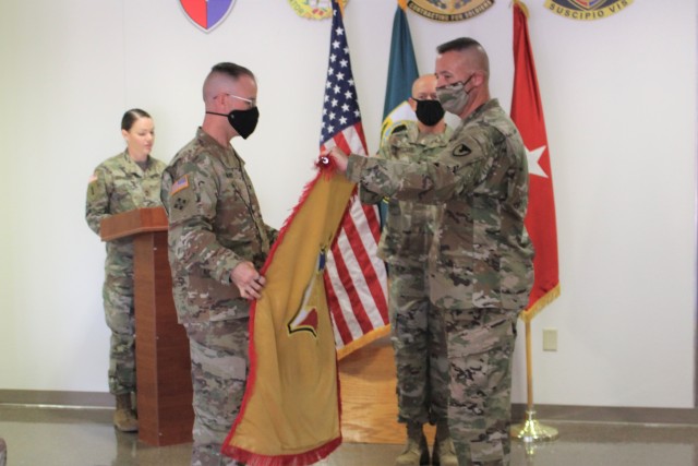 418th CSB uncases colors marking return home
