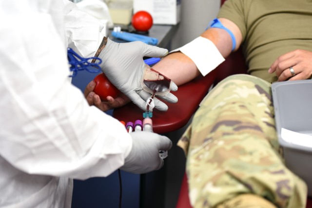 The Armed Services Blood Program at Fort Bliss, Texas, routinely hosts blood drives with their blood donation bus, as well as welcomes donations at the donor center located at 2489 Ricker Road, next to the Fort Bliss Army Community Service.