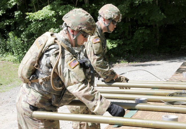 NY National Guard combat engineers practice explosive skills