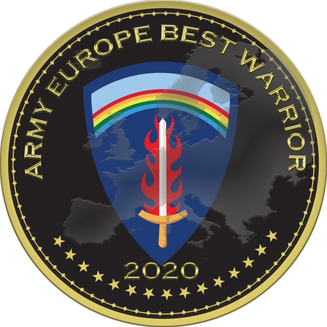 Thirty-four Soldiers from across U.S. Army Europe will gather at Hohenfels Training Area July 25-31, 2020, to compete for the title of ‘Best Warrior.’ (U.S. Army logo by Robert L. Sekula)