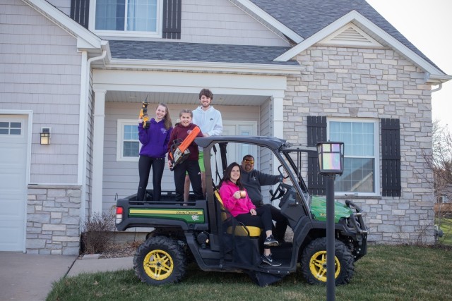 One of 189 families photographed by First Army family member Kelcy Hanson during “Quarantine Captures,” which raised $6,000 for the North Scott Community Enhancement Project.