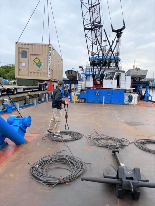 MICC contracting team dives in to support Army engineer detachment