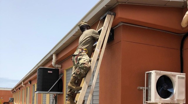 VING make repairs to local schools during annual training