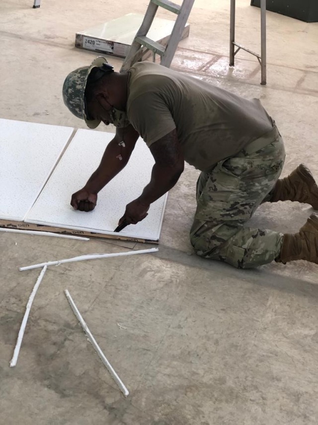 VING make repairs to local schools during annual training