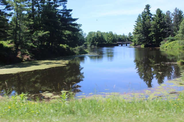A scene of Suukjak Sep Lake at Pine View Campground in the Pine View Recreation Area is shown June 25, 2020, at Fort McCoy, Wis. The recreation area includes acres of publicly accessible land with hiking trails, Pine View Campground, Whitetail...