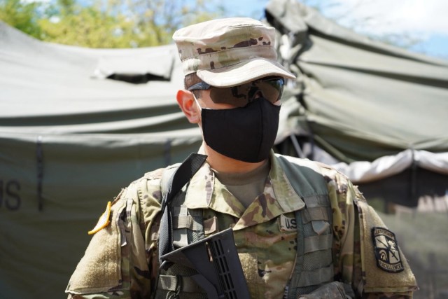 Day two of ROTC Summer Camp in Puerto Rico