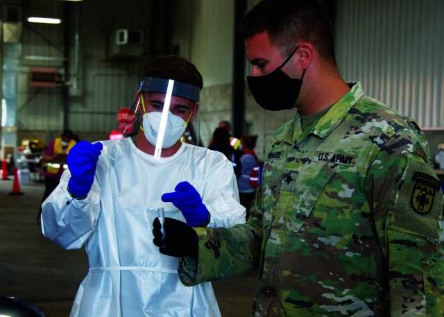 Michigan Guard conducts COVID-19 testing in Upper Peninsula