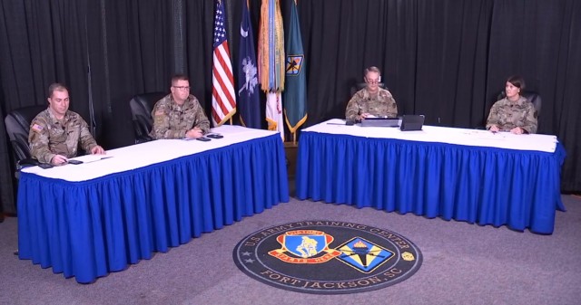 From left: Col. Eric Flesch, commander of 165th Infantry Brigade, Col. Mark Huhtanen, 193rd Infantry Brigade commander, Col. John ‘Wes’ Hankins, garrison
...