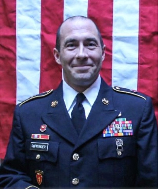 Sgt. 1st Class James E. Coppenger is an instructor for the 240th Regional Training Institute, located in Bangor, Maine. Coppenger won the TRADOC Army National Guard Instructor of the Year Award. (Courtesy Photo)