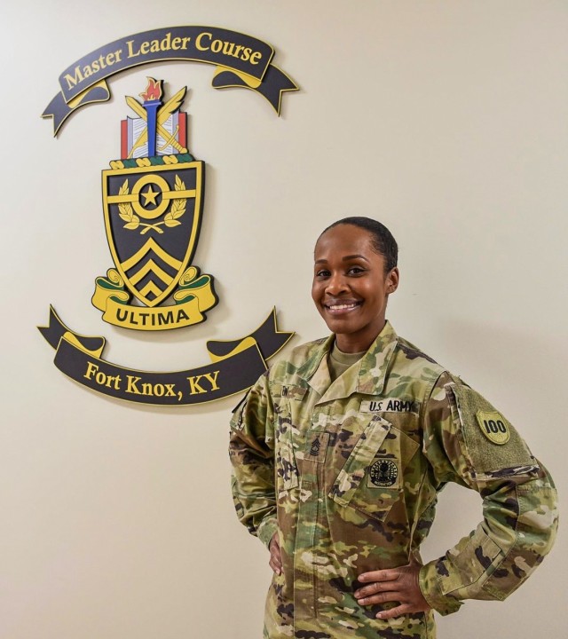 Master Sgt. Ericka M. Tew is an instructor for the 83rd U.S. Army Reserve Readiness Training Center, located at Fort Knox, Kentucky. Tew won the 2020 Army Reserve Instructor of the Year Award. (Courtesy photo)