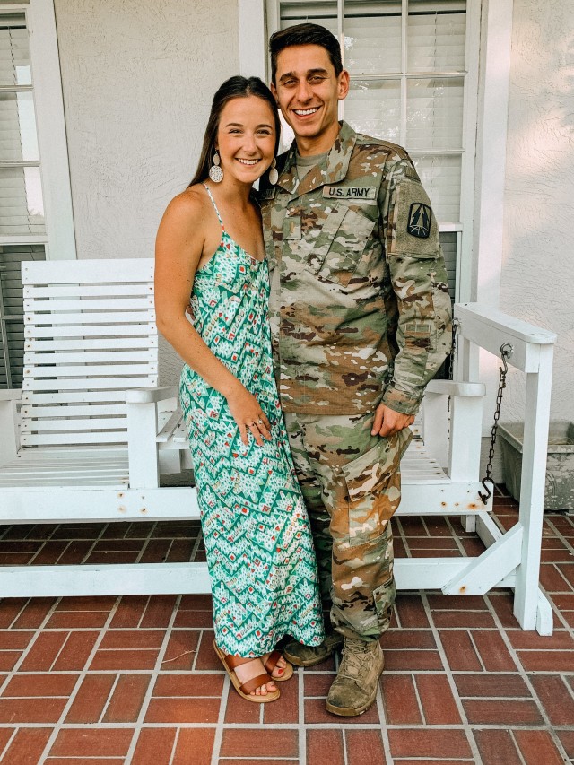 U.S. Army Reserve 2nd Lt. Curtis Rahman poses for a photo during his virtual commissioning ceremony held at his parent's home in Florida, May 2, 2020. 2nd Lt. Rahman is a cyber officer with the Army Reserve Cyber Operations Group and used the...