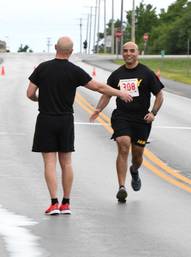 Fort Drum Family and Morale, Welfare and Recreation staff hosted an Army Ten-Miler (ATM) qualifying run Aug. 3 for 10th Mountain Division (LI) Soldiers to earn free registration for this year’s virtual race. (Photo by Mike Strasser, Fort Drum...