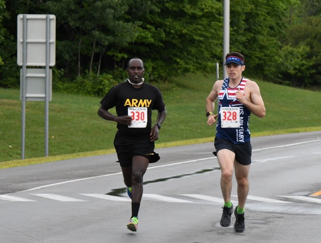 Fort Drum Family and Morale, Welfare and Recreation staff hosted an Army Ten-Miler (ATM) qualifying run Aug. 3 for 10th Mountain Division (LI) Soldiers to earn free registration for this year’s virtual race. (Photo by Mike Strasser, Fort Drum...