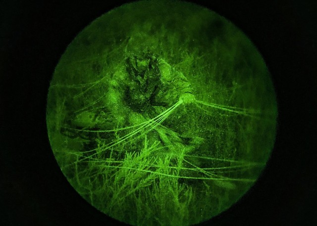 A Paratrooper assigned to 3rd Brigade Combat Team, 82nd Airborne Division recovers his parachute after a Joint Forcible Entry Airborne Operation onto Normandy Drop Zone during Exercise Panther Storm at Fort Bragg, N.C., August 11, 2020. Panther Storm is a brigade-level training exercise designed to sharpen Paratroopers ability to deploy anywhere in the world within 18 hours, fight and win against U.S. adversaries.