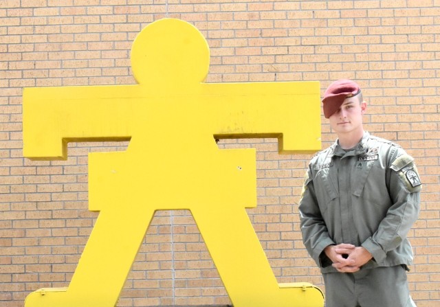 Sgt. Patrick Maher, Delta Troop, 1st Battalion, 509th Infantry Regiment (Airborne) Geronimos, Joint Readiness Training Center and Fort Polk, ran into traffic on a four-lane highway near Fort Polk, La., and secured a young child who had followed...