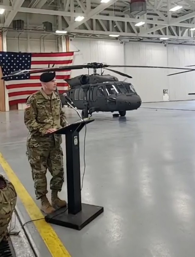 The 10th Combat Aviation Brigade welcomed Col. Travis L. McIntosh as the new brigade commander and bid farewell to Col. Darrell A. Doremus during a change of command ceremony Aug. 14 at Wheeler-Sack Army Airfield. (Screenshot)