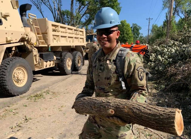 Iowa National Guard helps with derecho cleanup